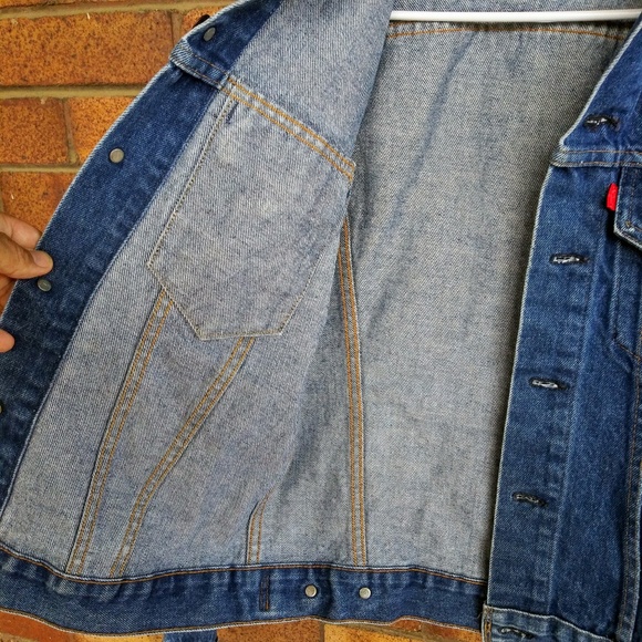 Vintagetg 71-83 Levi's Denim Trucker Jacket Small - Picture 5 of 8